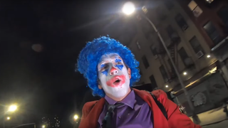 Conner O'Malley goes full Joker in the latest episode of his unhinged bike talk show